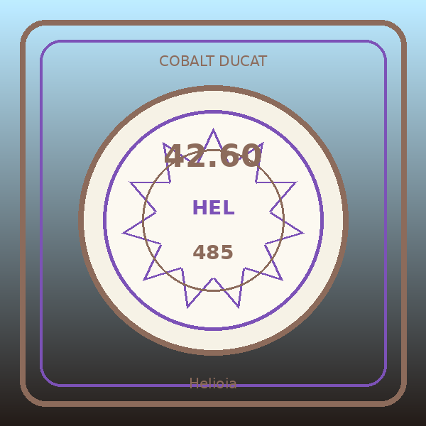 Cobalt Ducat de Helioia