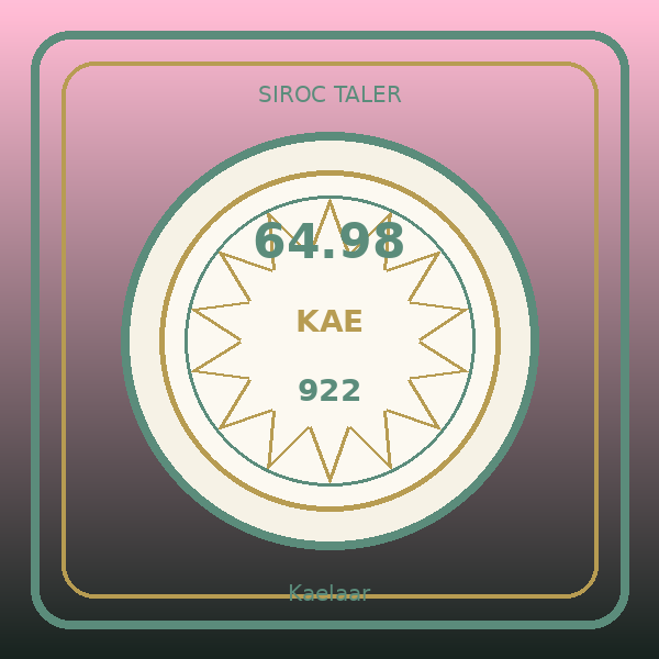 Siroc Taler de Kaelaar