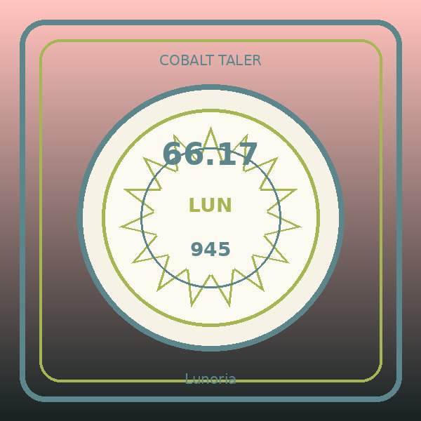 Cobalt Taler de Lunoria