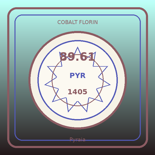 Cobalt Florin de Pyraia