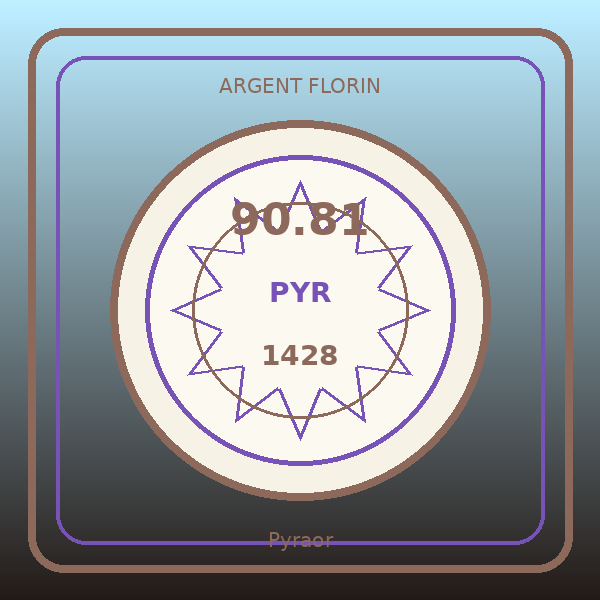 Argent Florin de Pyraor