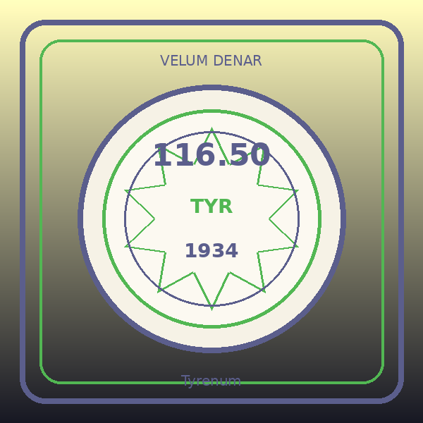 Velum Denar de Tyrenum